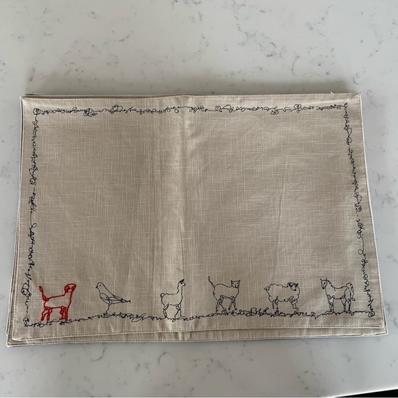 Ellen Degeneres Town & Country Living Placemats Set of 4 - Picture 4 of 7